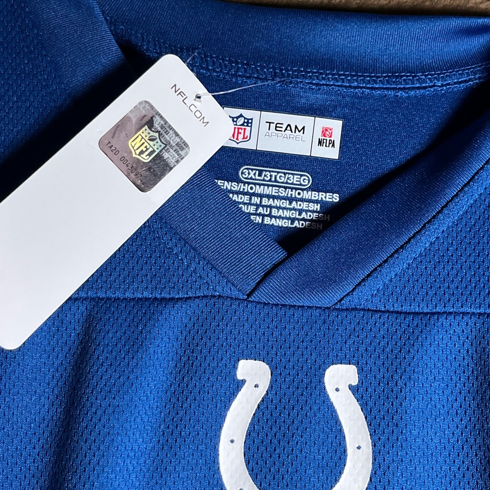 NEW NFL CARSON WENTZ FOOTBALL JERSEY 3X MEN’S INDIANAPOLIS COLTS 2 LA RAMS - Picture 5 of 6